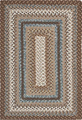 Miniatura 6 de Safavieh Braided Collection BRD313A tapete de lana hecho a mano color café, Algodón Marrón (Brown/Multi)