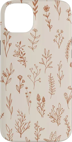 Miniatura 15 de Cute Beige Brown Wildflower Aesthetic Flower Pattern Case for iPhone 17
