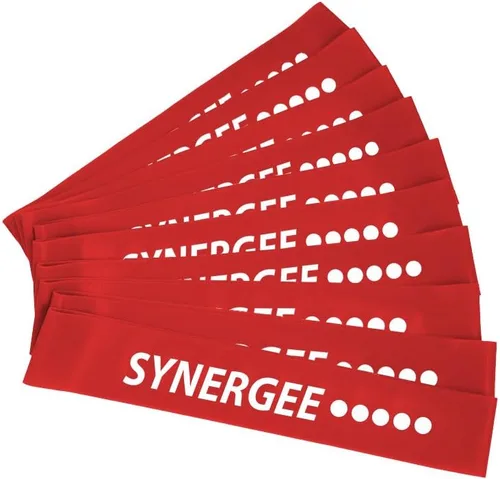 Miniatura 8 de Synergee Mini bandas de resistencia para ejercicio físico que funcionan mejor cuando entrenas en casa o en el gimnasio c) Paquete verde de 10
