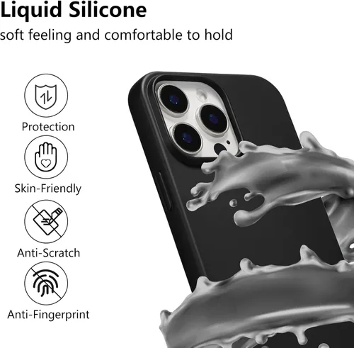 Miniatura 2 de ZTOFERA Funda para iPhone 15 Pro con correa, funda cruzada para teléfono con cordón ajustable para el cuello y los hombros, silicona suave a prueba