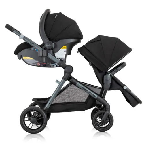 Miniatura 5 de Sistema de transporte modular Evenflo Pivot Xpand con asiento de coche para bebé LiteMax (Negro Ayrshire)