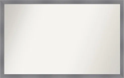 Miniatura 540 de Amanti Art Espejo personalizado, espejo de baño gris plomo a rayas, espejo de pared o espejo de tocador de baño sobre el fregadero