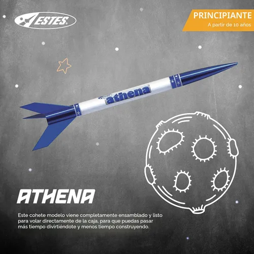 Miniatura 2 de Estes 2452 Athena cohete volador