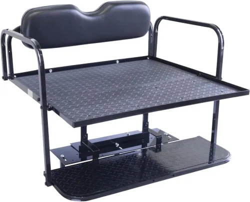 Miniatura 2 de Club Car DS (modelos 00.5-Up) Kit de asiento trasero abatible para carrito de golf con marco de acero