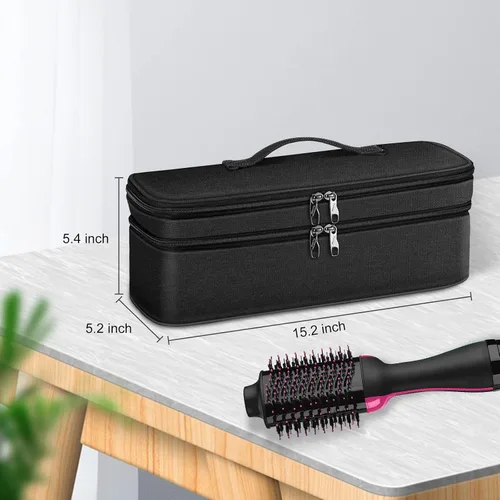 Miniatura 7 de SITHON Estuche de transporte de viaje de doble capa para Shark FlexStyle/SmoothStyle, bolsa organizadora de almacenamiento resistente al agua