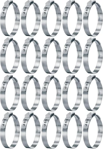 OCS Parts Oetiker - Abrazaderas de oreja serie 167, acero inoxidable 304, tamaño de 3.031 in, paquete de 20, dimensión de la banda 0.276 x 0.024 in,