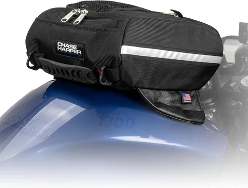 Chase Harper USA 1700 Mini Aeropac Negra Bolsa Magnética para Tanque - Resistente al Agua, Nylon Balístico de Grado Industrial con Inserto
