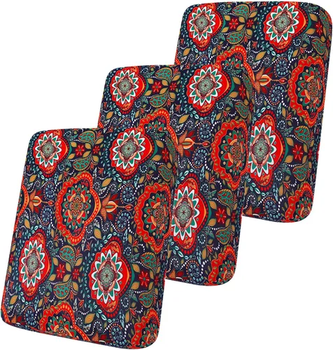 Miniatura 88 de Smiry Fundas de cojín de sofá estampadas, fundas elásticas suaves para sofá, fundas de sofá lavables antideslizantes, protector de muebles para Beige