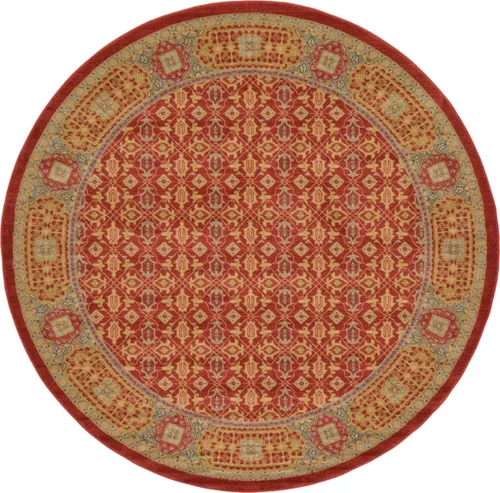 Miniatura 26 de Unique Loom Palace Collection - Alfombra de área Jefferson (2 pies x 3 pies 1 pulgada, rectangular, crema/caramelo)