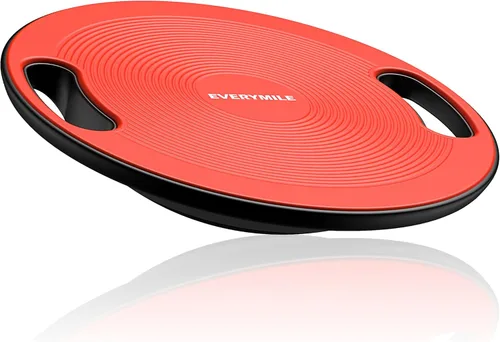 Wobble Balance Board, Exercise Balance Stability Trainer Portable Balance Board with Handle for Workout Core Trainer Physical Therapy & Gym No-Skid