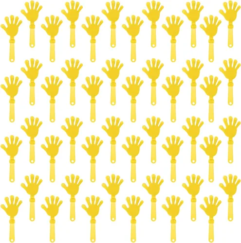 Miniatura 11 de 48 pinzas de mano verde lima de 7.5 pulgadas para hacer ruido, regalos de fiesta, aplausos de plástico, eventos deportivos, pelota, baile
