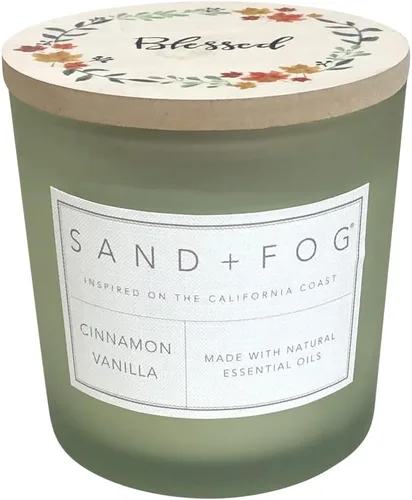 Miniatura 9 de Sand + Fog Vela aromática - Calabaza y Clavo – Fragancias y tamaños adicionales – Mecha 100% de algodón sin plomo - Velas de lujo en tarro