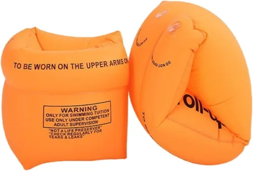 Miniatura 12 de Paquete de 2 a 4 flotadores de brazo para niños y adultos, flotadores de piscina, anillos de natación inflables, bandas de brazo de PVC, mangas Rosa