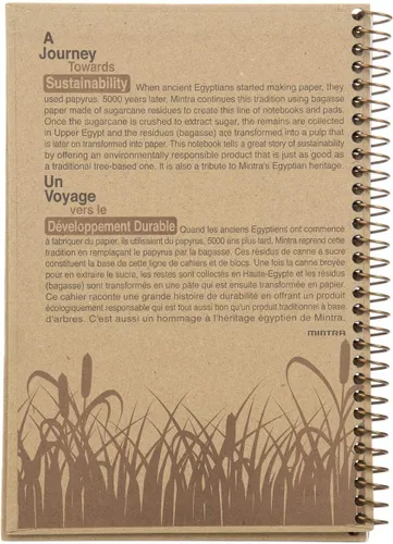 Miniatura 6 de Mintra Office - Cuadernos 100% reciclados, caña de azúcar, Design Cover 3pk