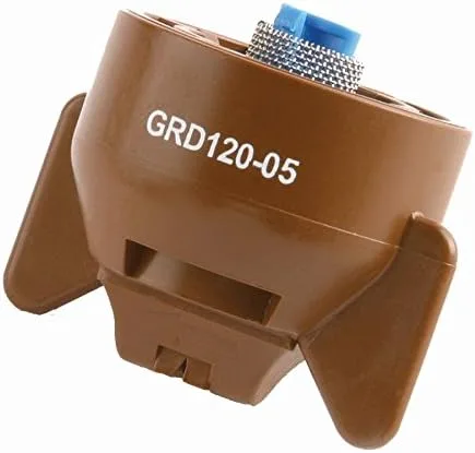 Hypro GRD120-05 Guardian - Punta de pulverización (120°, color marrón, 0.5 GPM, 12 unidades)