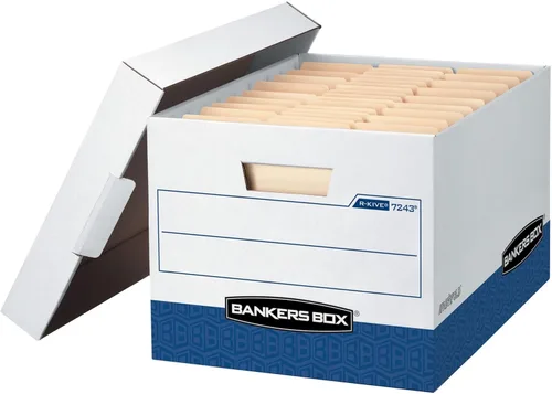 Miniatura 4 de Fellowes Bankers Box - Paquete de 20 cajas de almacenamiento de archivos resistentes con tapas, montaje de plegado rápido, carta/legal, (0724314)