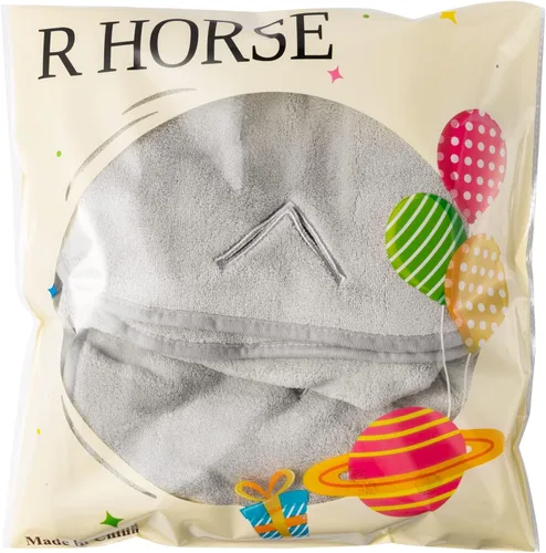 Miniatura 7 de R HORSE 8 piezas de toalla de mano colgante con lazo, gris absorbente de lana de coral para baño, paño de cocina suave y grueso decorativo de secado