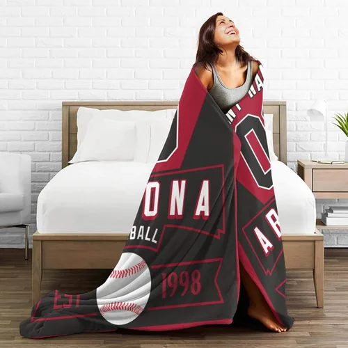 Miniatura 7 de Manta personalizada para cama, regalo para fanáticos del béisbol, manta de forro polar para invierno y verano, manta personalizada con nombre