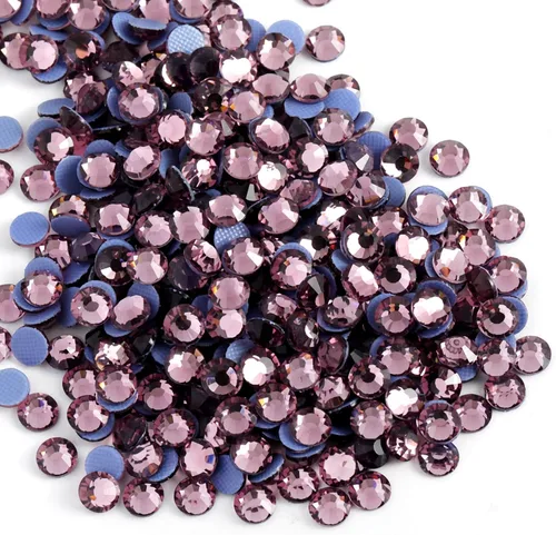 Miniatura 33 de Beadsland Hotfix - 2880 diamantes de imitación de cristal con parte trasera plana para manualidades, ropa, decoraciones de bricolaje, cristal AB