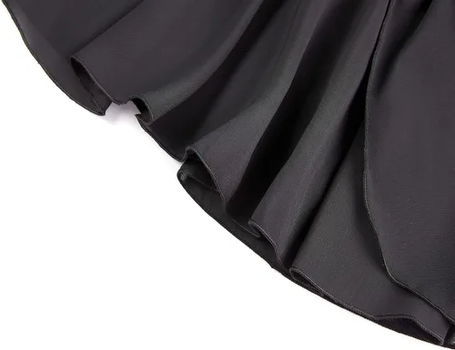 Miniatura 5 de Domusgo Girls Ballet Dance Chiffon Skirt Pull On Ballerina Dancewear for 2-12 Years Old Kids Competition Party Pink Black