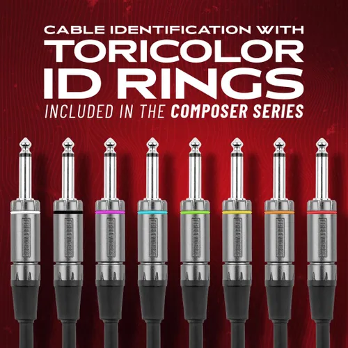 Miniatura 5 de Cableworks by Gator Cases Composer Series Deluxe 3 pies recto a recto cable para instrumentos de guitarra (GCWC-INS-03)