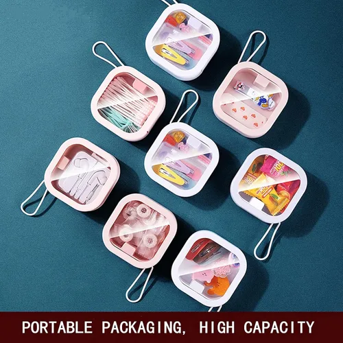 Miniatura 7 de Organizador de cintas para el cabello, pequeño organizador portátil para ligas para el cabello, se puede colgar en la pared, para accesorios
