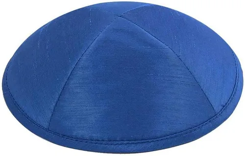Miniatura 15 de Zion Judaica Deluxe Raw Silk Kippot Paquetes a granel o kipá individual incluye clips gratis