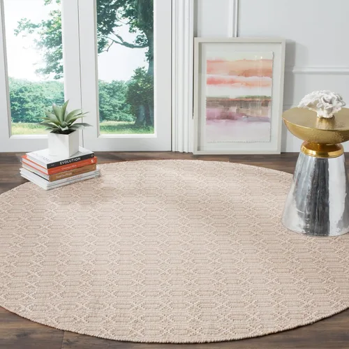 Miniatura 9 de SAFAVIEH Colección Montauk - Alfombra decorativa de 3 x 5 pies, color marfil y azul marino, tejido plano bohemio hecho a mano, de algodón, ideal