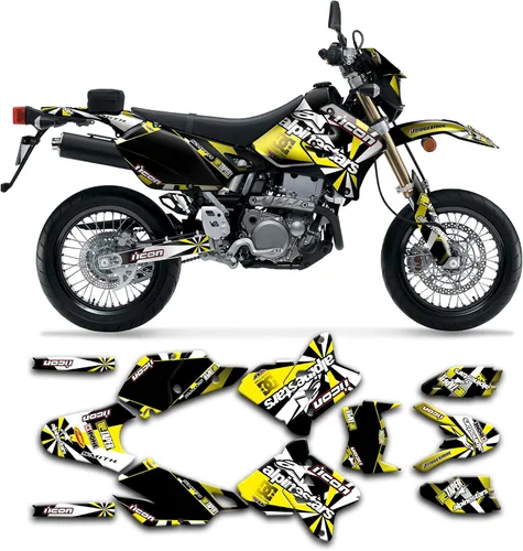 Miniatura 47 de Kit de calcomanías personalizadas para Suzuki DRZ400 E / DRZ400 Enduro / DRZ400E / DR-Z400E / DRZ400 EN 1999-2024, SZDRSE9919003-KO