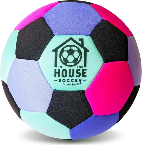Miniatura 8 de in The House - Balón de fútbol acolchado tamaño 4 para niñas (mayores de 3 años), niños (mayores de 3 años) y adultos, lleva la práctica de fútbol a