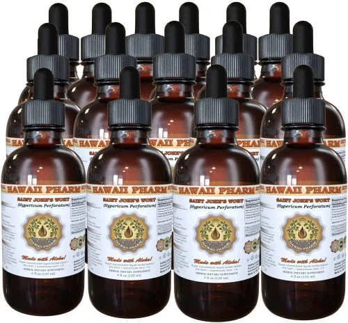 Miniatura 7 de Hawaii Pharm Extracto líquido de hierba de San Juan (Hypericum Perforatum) 4x4 fl.oz