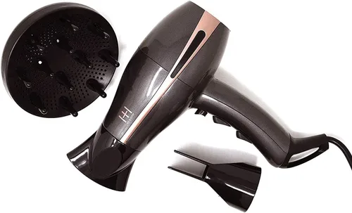 Annie | Caliente y más caliente | Secador de pelo de cerámica iónico doble Turbo AC | 1875 W | Incluye 3 accesorios de secador de pelo con ajustes