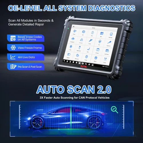 Miniatura 6 de Autel Escáner de diagnóstico MaxiSys MS906 Pro OBD2, codificación ECU, más de 3000 pruebas activas, servicio de más de 40 años, herramienta