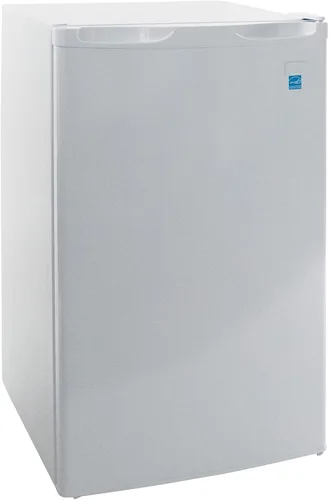 West Bend Mini refrigerador para oficina en casa o dormitorio, cuenta con una sola puerta reversible, estantes extraíbles de descongelación manual y