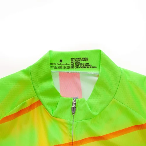 Miniatura 116 de Weimostar Hombre Ciclismo Jersey Manga Corta Bicicleta Ropa Multicolor Diamante