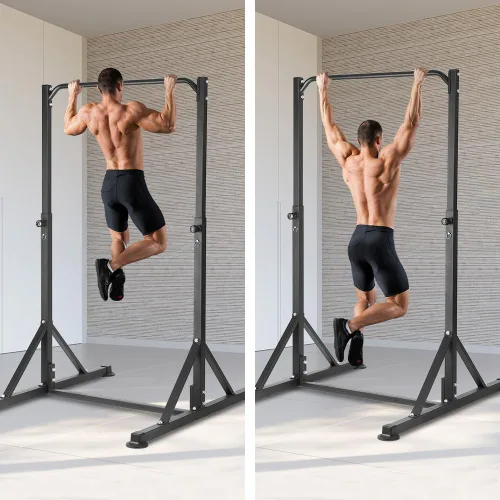 Miniatura 7 de Pull Up Station, Power Tower Adjustable Pullup Bar Free Standing, Heavy Duty Multifunction Strength Training Pull Up Bar, Gym Workout Fitness