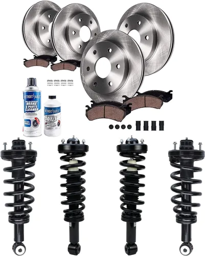 Miniatura 26 de Detroit Axle - Rotores de freno para Nissan NV2500 NV3500 NV1500 NV1500 2012-2021, repuesto de rotores de freno de disco: rotor delantero de 14.17