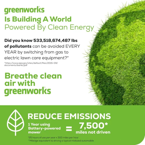 Miniatura 15 de Greenworks Cortacésped inalámbrico sin escobillas de 80 V y 21 pulgadas (autopropulsado) (más de 75 herramientas compatibles), batería de 4.0 Ah