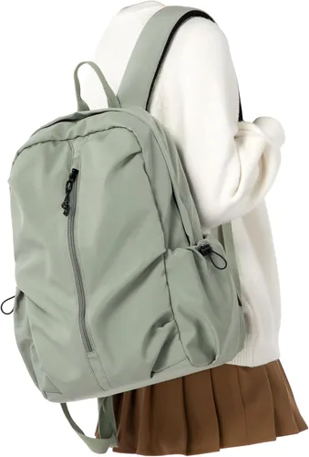 weradar Mochila escolar simple para hombres y mujeres, bolsa impermeable para adolescentes, niñas, niños, mochila ligera e informal, mochila azul