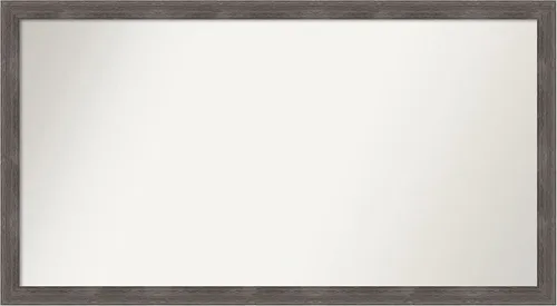 Miniatura 487 de Amanti Art Espejo personalizado, espejo de baño gris plomo a rayas, espejo de pared o espejo de tocador de baño sobre el fregadero
