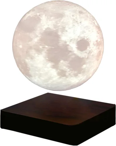 Miniatura 11 de Luz nocturna de luna magnética flotante planeta lámpara interior impresión 3D LED cabecera enfermería regalo creativo lámpara de mesa