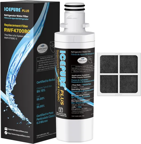 Miniatura 14 de ICEPURE PLUS ADQ747935 Certificado NSF 53&42 Reemplazo para LG LT1000P MDJ64844601, Kenmore Elite 9980, LT1000PC ADQ74793501 LT1000 RWF4700A