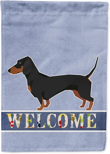 Miniatura 77 de Caroline's Treasures CK3704GF Bandera de jardín de bienvenida de Akita Shepherd Black and Tan - Bandera decorativa para patio exterior, patio