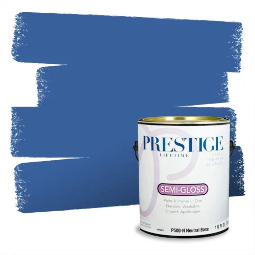 Miniatura 1511 de Pintura Exterior + imprimación PRESTIGE, todo-en-uno, 1 galón, acabado mate, color comparable al Valspar* Royal Gray* VS151-Gris real
