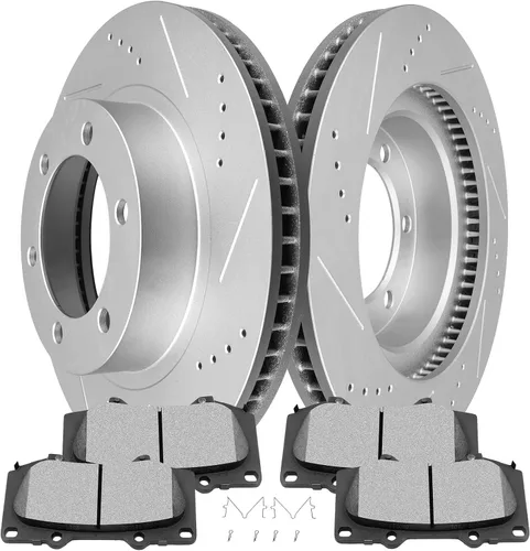 Miniatura 12 de SCITOO 120.40021, 3295 ATD465AC, D465-7345 Pastillas de Freno y Rotores Delanteros Compatibles con Acura EL 1997-2005, Honda Civic 1996-2005, Honda