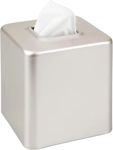 Miniatura 15 de mDesign Caja de Pañuelos — Soporte decorativo para caja de pañuelos para dormitorios, baños y más — Cubierta cuadrada para caja de pañuelos