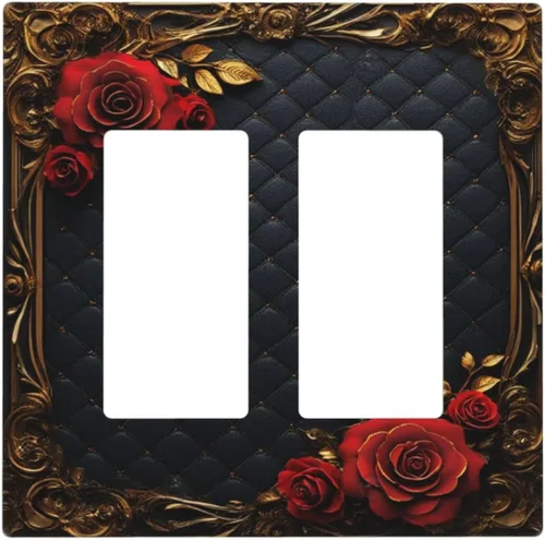Miniatura 59 de Cubiertas Decorativas para Tomacorrientes Boho Floral Beige Flor y Hoja Botánico 1 Gang Interruptor de Luz Dúplex Placa Cubierta Placas de Boho
