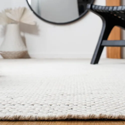 Miniatura 6 de SAFAVIEH Kilim Collection - Alfombra de pasillo de 2 pies 3 pulgadas x 7 pies, color marfil, lana de tejido plano hecho a mano, ideal para sala