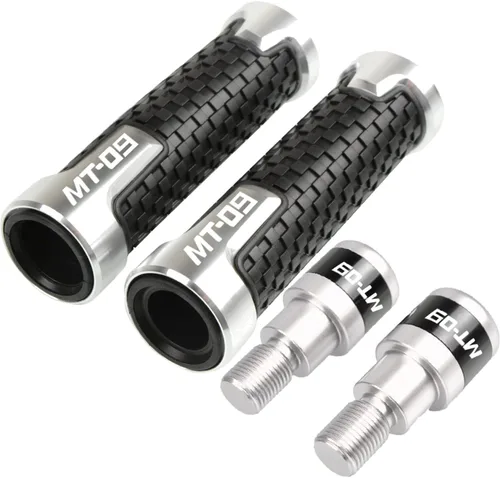 Miniatura 9 de Para Yamaha MT09 MT09 MT-09 2013 2014 2015 2016 2017-2019 2020 2021 0.866 in Hand Grips Handlebar 7/8" Handle Bar FJ-09 Tracer (Color : 4)
