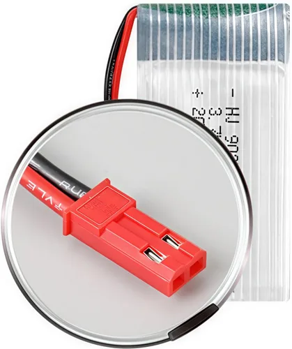 Miniatura 3 de 2 unids 3.7 V 800 mAh 25C 902540 Lipo batería recargable JST Plug con cargador USB para X56W X400 X400W X300C X400C X800 HS110 HS200 S670 V950hd